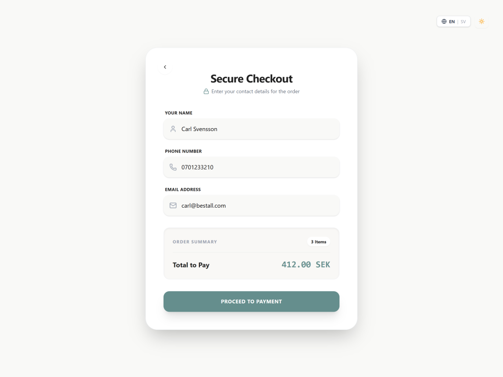 Card Payments via Worldline Checkout